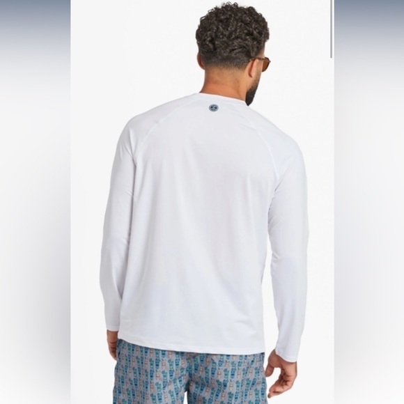 Life is Good Men's Jake Surf White Long Sleeve Rashguard Size Medium - Picture 2 of 9